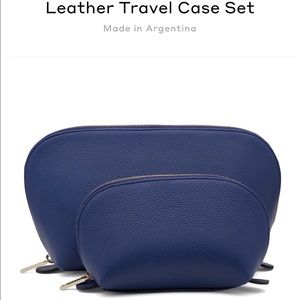 Brand New Cuyana Leather Travel Set